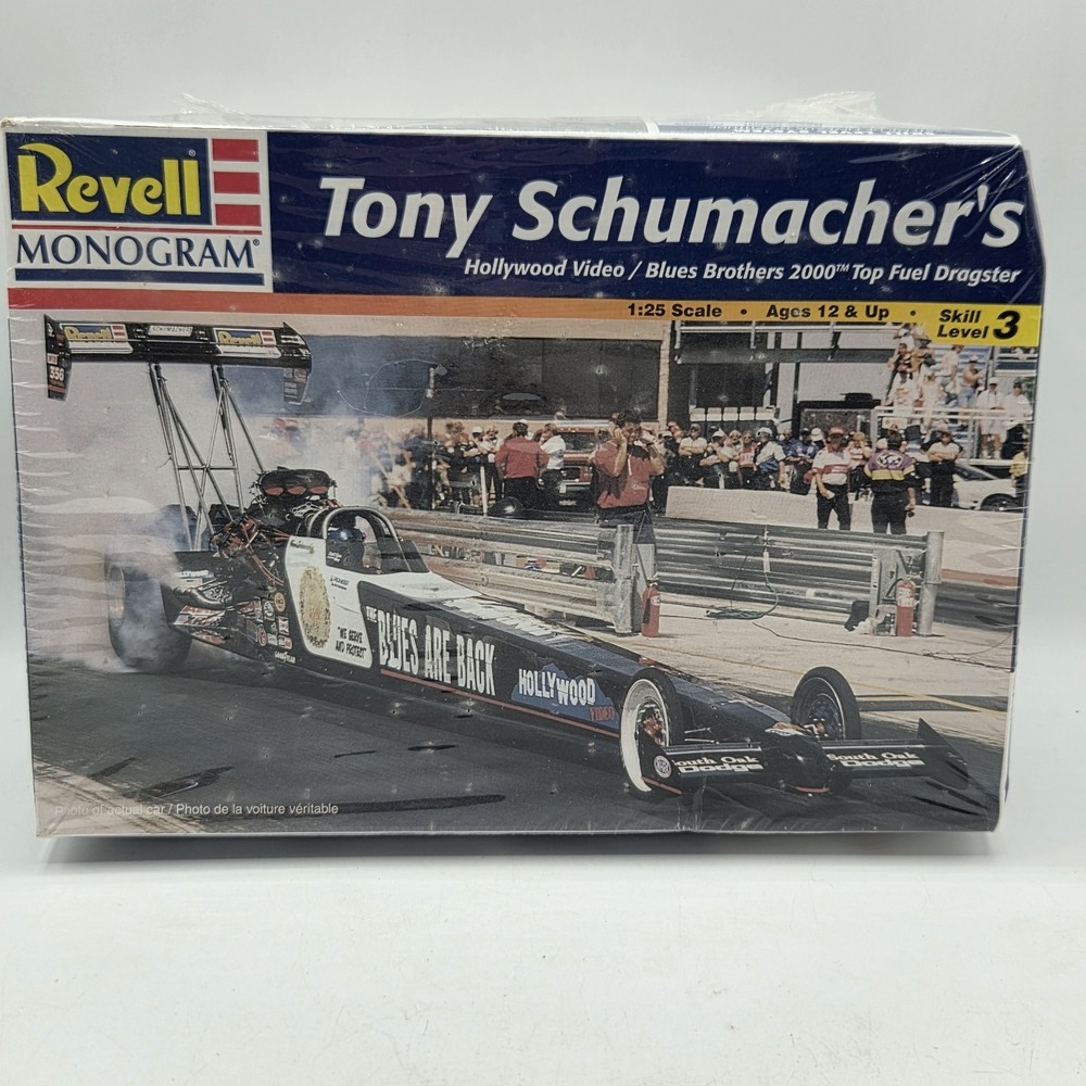 Revell Plastic Model Tony Schumacher Blues Bros Dragster 1998 New In Box